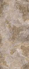 Earthy light brown travertine digital stone texture with cloudy and pitted appearance