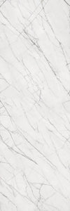 "White 'Simpolo Ceramics Carrara Twig' style marble digital texture with grey linear veins."